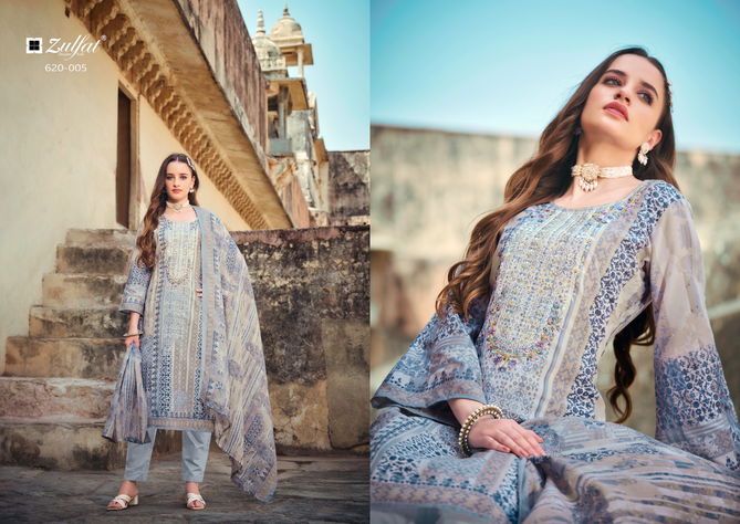 Gulnaaz By Zulfat Cotton Printed Dress Material Suppliers In India